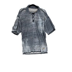 FILTER LTD DISTRESSED T SHIRT WITH FRONT LOGO